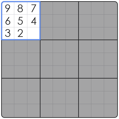 mini sudoku game